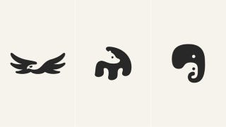 Illustration for article titled Clever illustrations use negative space to capture animals' essence
