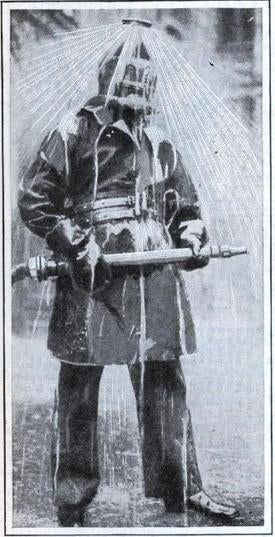 Illustration for article titled Firefighting Sprinkler Suit From 1931