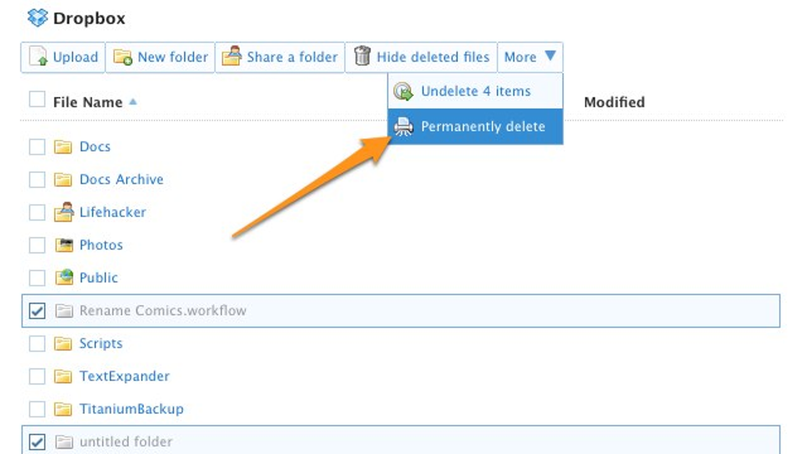 send file secure through dropbox
