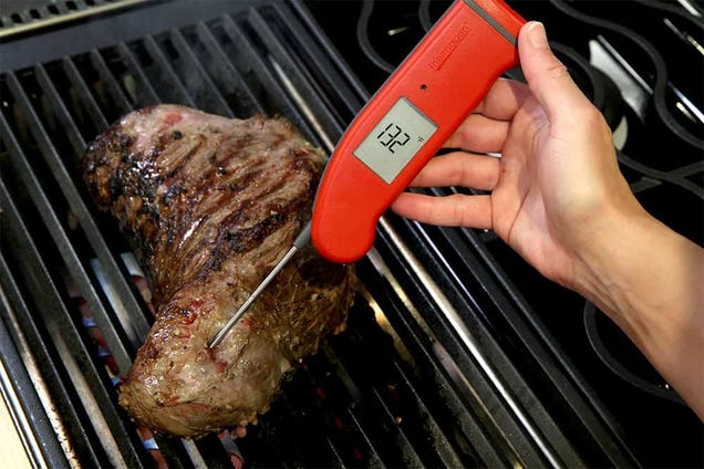 Save $20 on the Best Meat Thermometer in Red or Blue