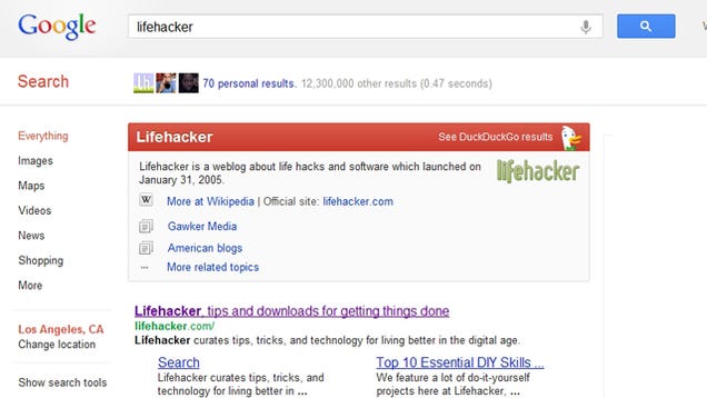 Add DuckDuckGo's Smart "Zero-Click Info" Results to Google ...