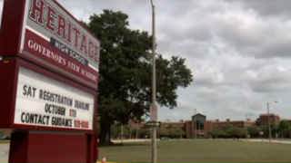 A teacher at Heritage High School in Newport News, Va., was suspended over use of the n-word.NewsChannel 3 screenshot