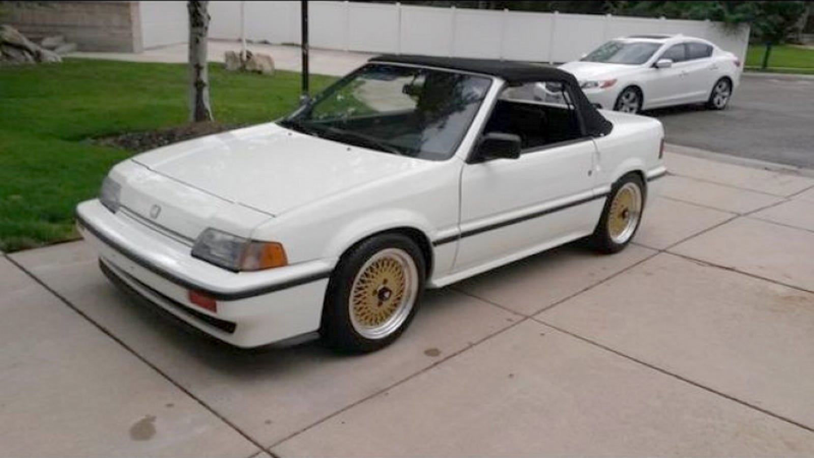 This 1986 Straman Chopped Honda Crx Asks 10 000