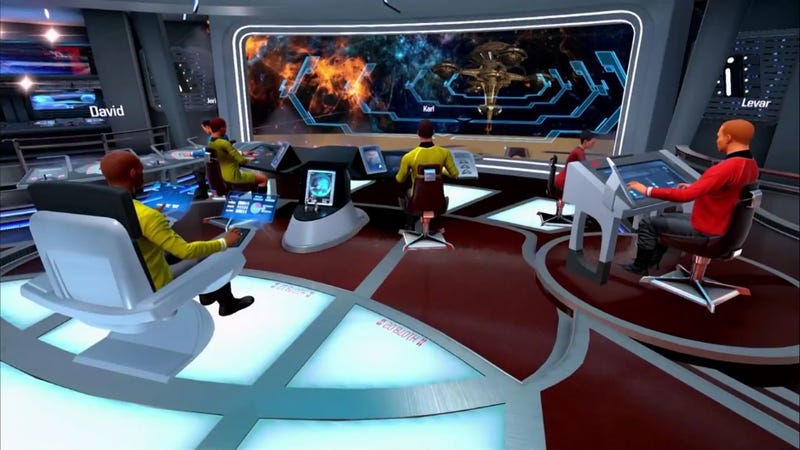 star trek vr room