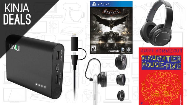 Saturday's Best Deals: Banned Books, Arkham Knight, Sony Headphones, and More