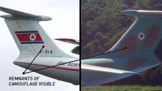 Illustration for article titled North Korea Used Camo Paint to Pass Off Civilian Planes as Military