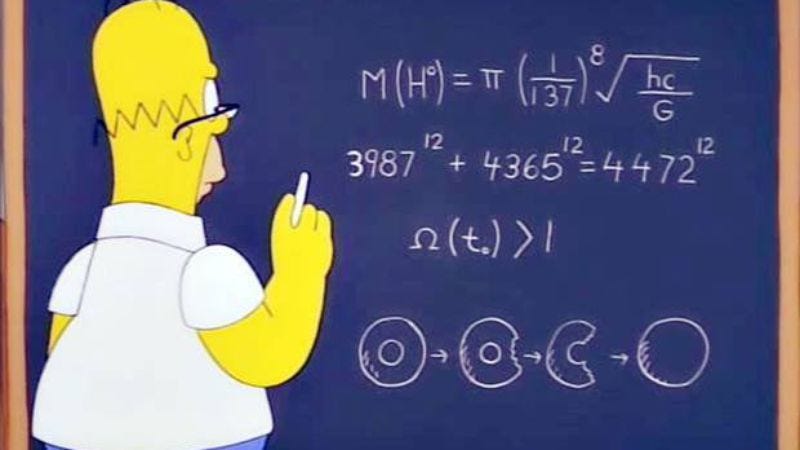 Illustration for article titled Homer Simpson apparently predicted the mass of the Higgs boson particle