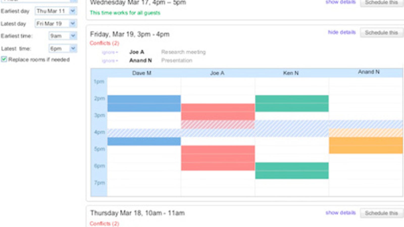Google Calendar's New Smart Rescheduler Finds a Time that Works for
