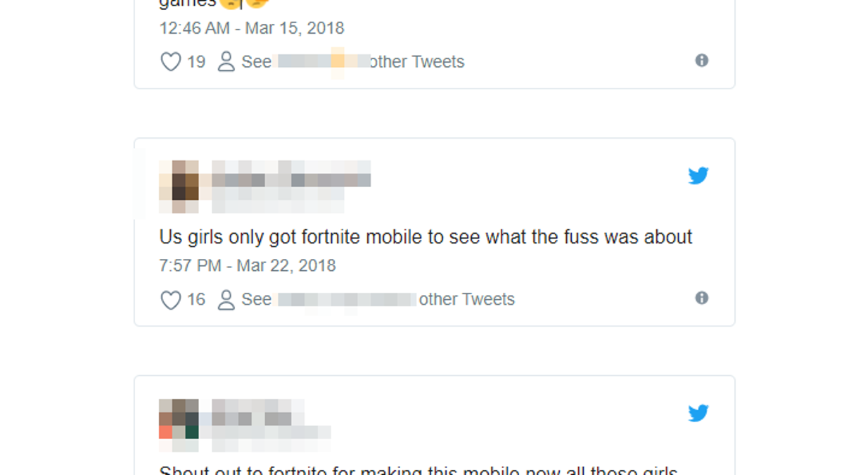 Fortnite Mobile Is Becoming A Battle Of The Sexes - 
