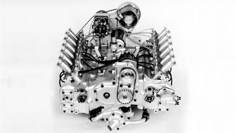 Illustration for article titled Gaze In Awe At This 2.0 Liter 12-Cylinder Ferrari Engine