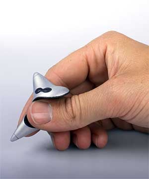 Illustration for article titled Smitrix Swiftpoint Triped Mouse For Tablet PCs: Forget Those Annoying Pens