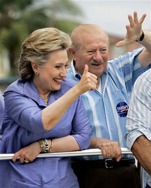Illustration for article titled Hillary Is On Vacation, But Her Biggest Fan Still Has Her Back (And Mine)