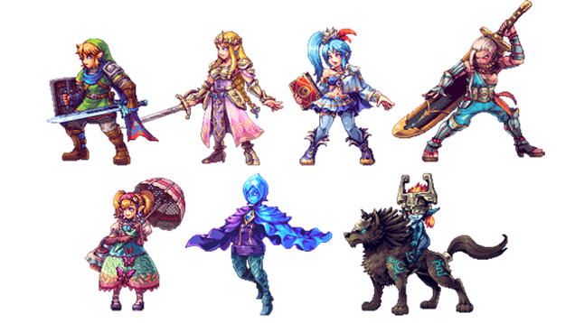 Hyrule Warriors Characters Are Awesome In 2D