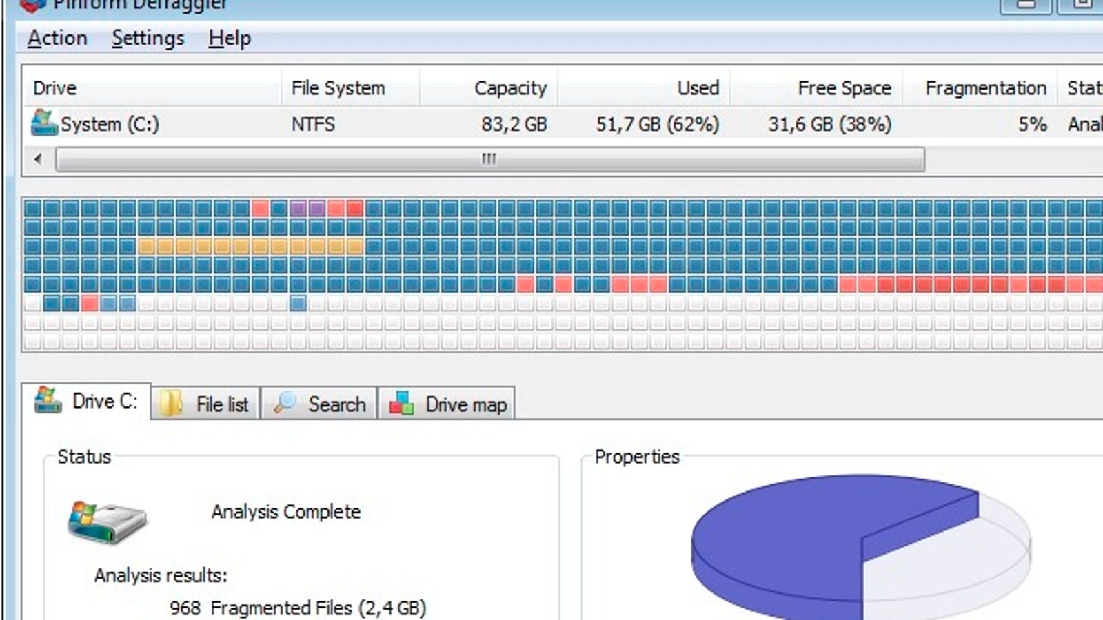 Action setup. Defraggler. Дефрагментация диска на Windows 11. Defraggler как пользоваться. Defraggler иконка.