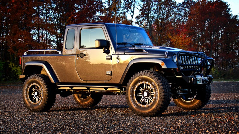 This Badass Jeep Pickup Has A 465 HP V8