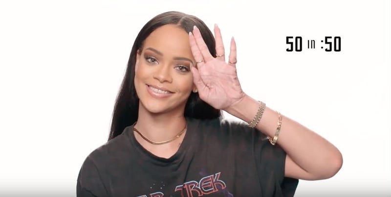 Illustration for article titled You and Rihanna Could Totally Geek Out About Star Trek
