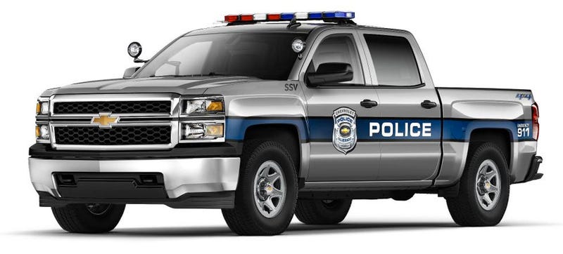 Illustration for article titled 2015 Chevrolet Silverado Could Be Your Town's Next Cop Car