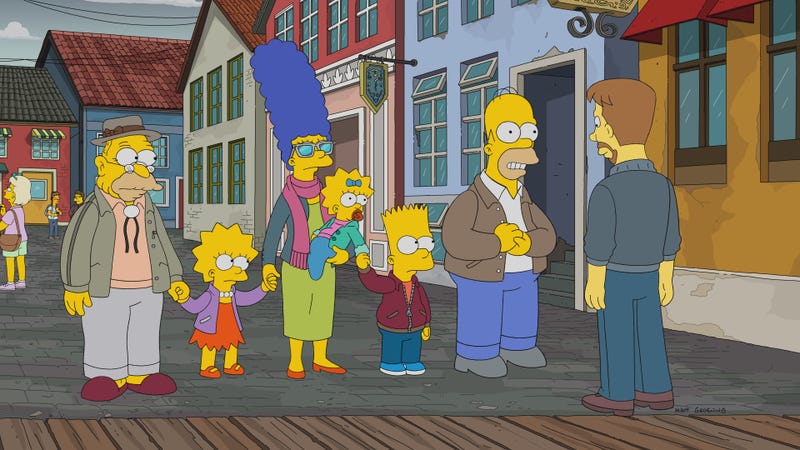Illustration for article titled The Simpsons take Grampa to Denmark for cheap medical treatment and some serious déjà vu