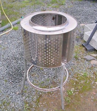 Repurpose An Old Washing Machine As A Backyard Fire Pit