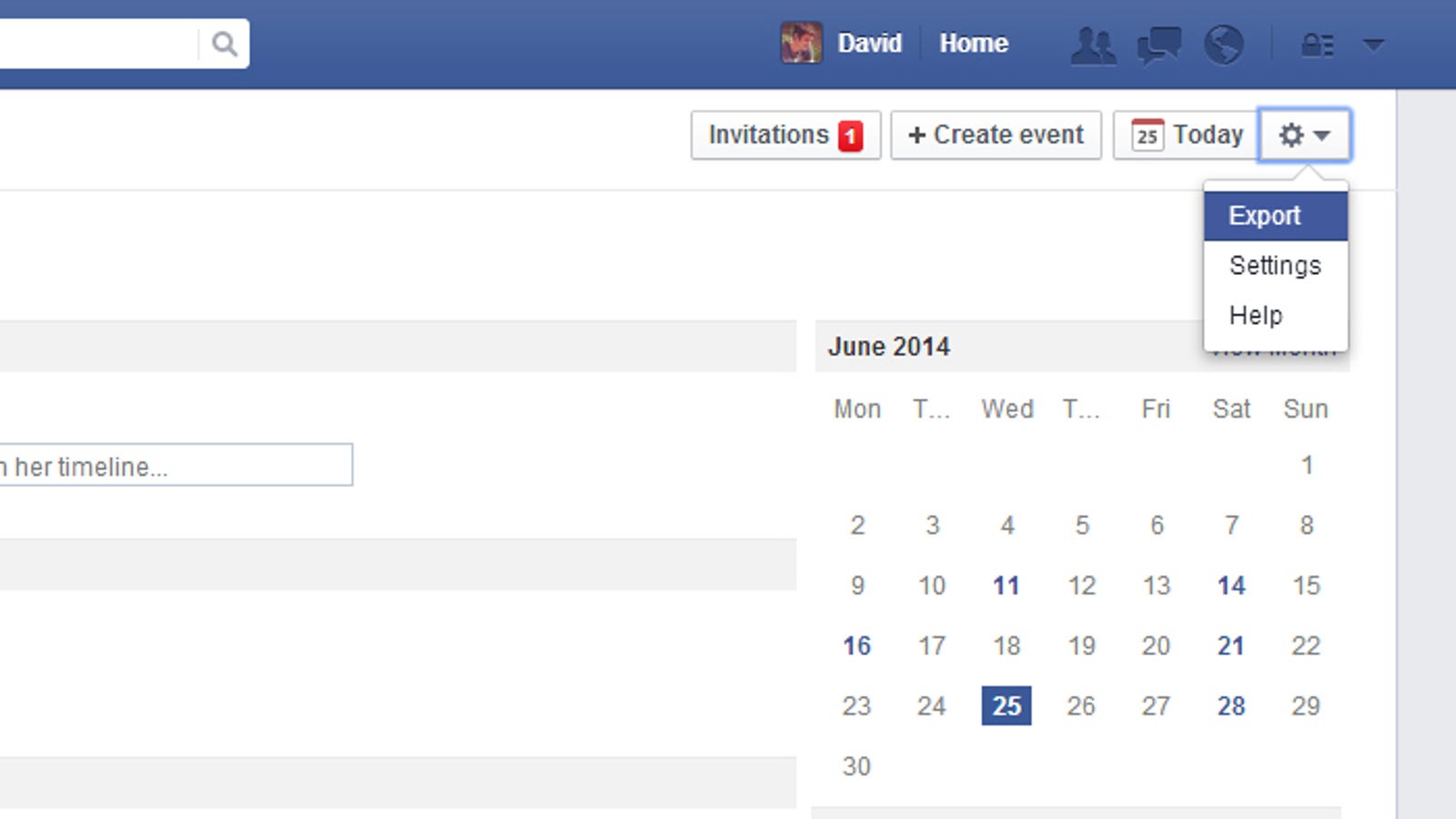 Export Facebook Events to Your Default Calendar App