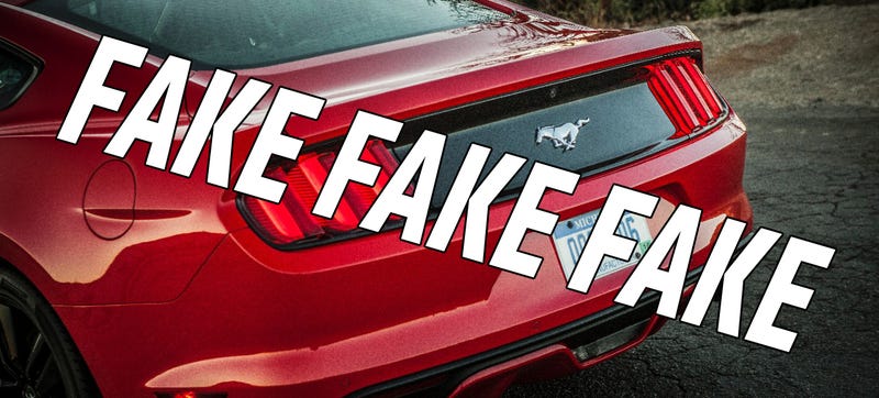 Illustration for article titled The 2015 Ford Mustang EcoBoost Fakes Its Engine Noise