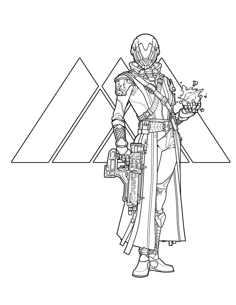 Official Destiny Coloring Book Looks More Relaxing Than Destiny Kotaku UK