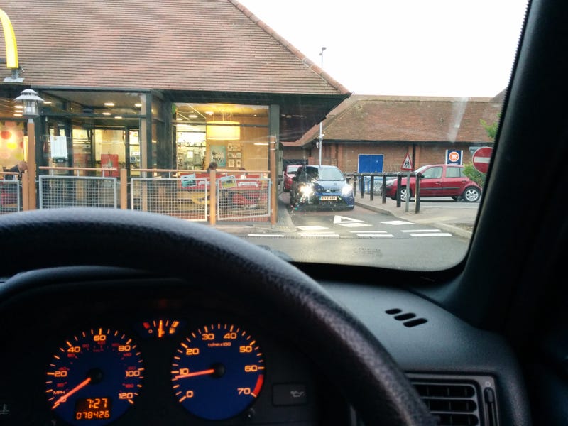 Illustration for article titled Seen at the McDonald's Drive-Thru - Ford Focus RS