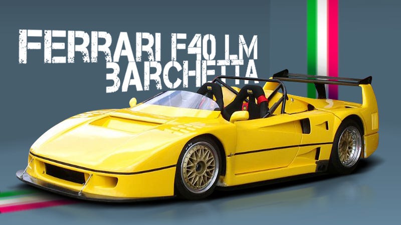 The Story Of The Ferrari F40 Lm That Lost Its Top