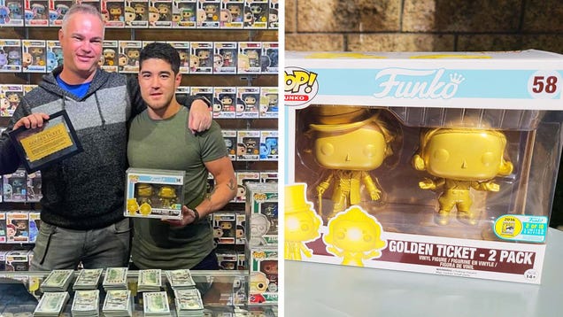 Someone Just Bought Two Super-Rare Golden Funko Pops For $100K Cash
