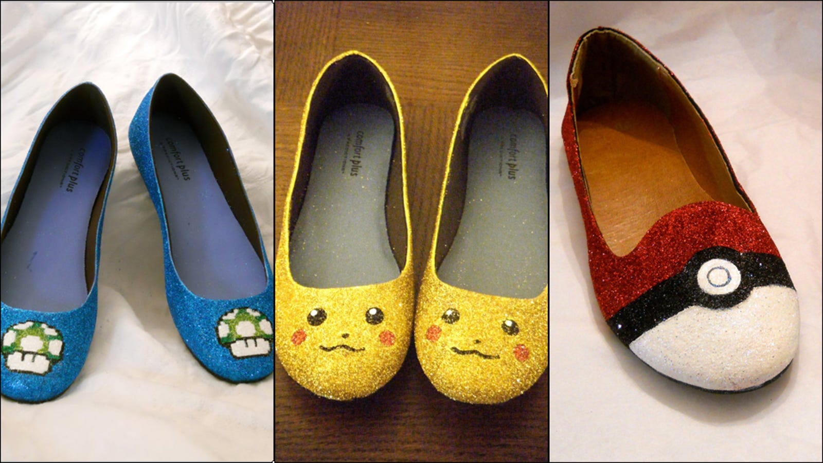 These Awesome Shoes Are What You Get When You Mix Glitter With Gaming
