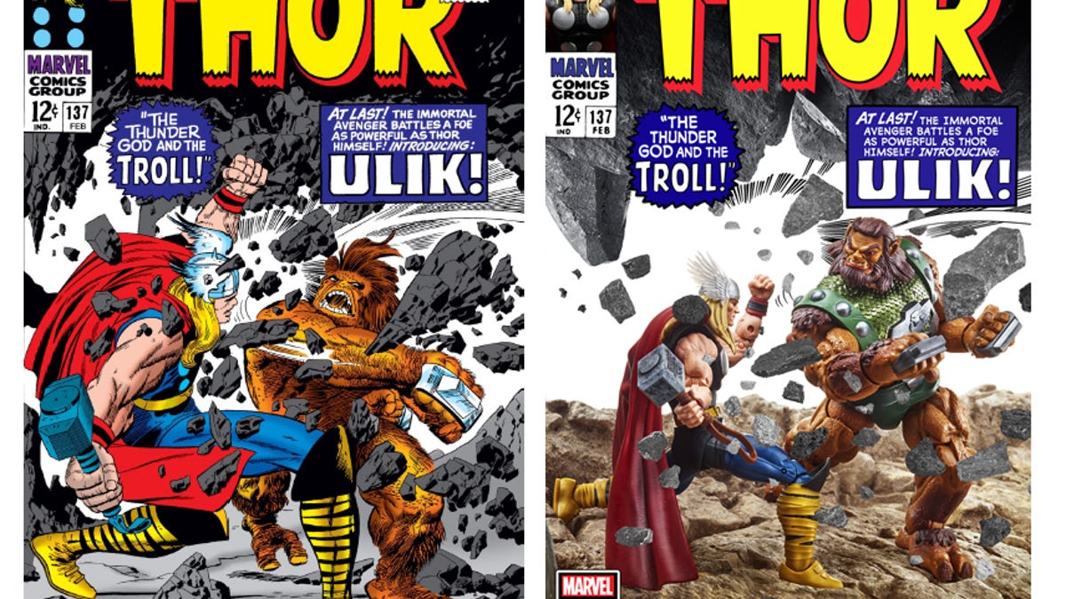 Hasbro Recreates Classic Marvel Comic Covers With Toys