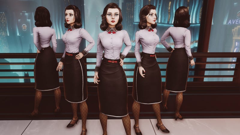 Elizabeth Looks Way Different In Bioshock Infinite S Rapture Dlc