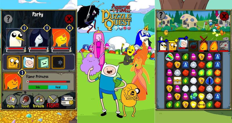 Illustration for article titled Puzzle Quest And Adventure Time, Together At Last