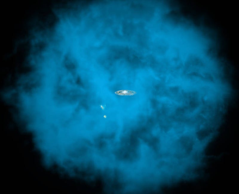photo of There's An Enormous Blob of Gas Spinning Around Our Galaxy image