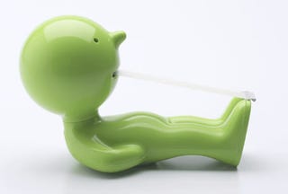 Mr P Tape Dispenser Turns Your Desk Into A Weird Place There S Something A Bit Y About This Mr P Tape Dispenser But I Can T Quite Put My Finger On Why He Looks So Odd Perhaps It Because With The