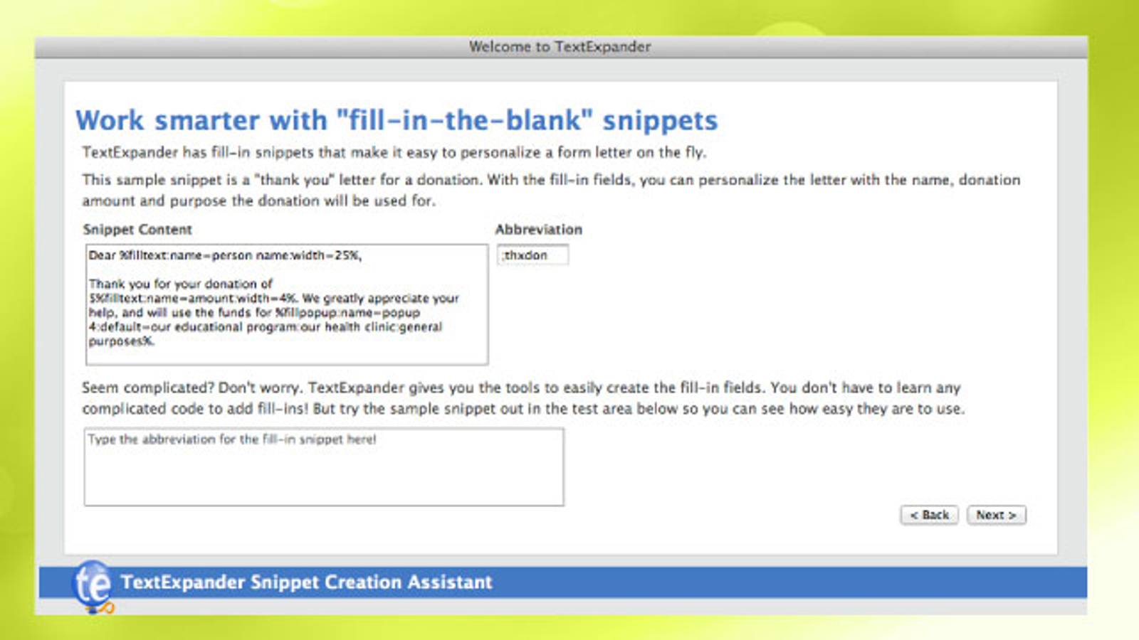 textexpander fill in