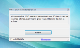 trick to activate trial ms office 2016