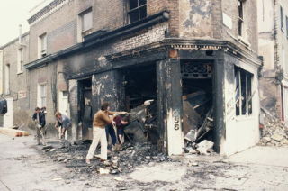 Aftermath of the Brixton riots of 1981 (Keystone/Hulton Archive/Getty)