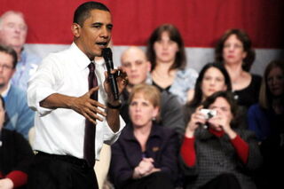 Obama in New Hampshire - Getty Images