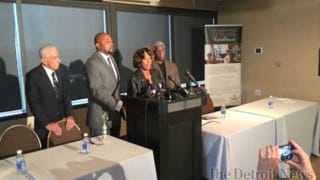 Renisha McBride's parents speak during a news conference, saying they are still trying to understand why a homeowner in Dearborn Heights, Mich., shot their daughter.Detroit News Screenshot