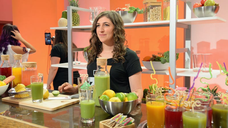 Mayim Bialik attends Stand Up To Cancer during its fifth biennial fundraising telecast at the Walt Disney Concert Hall in 2016.
