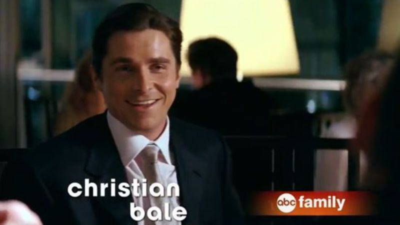 Illustration for article titled This is what happens when ABC Family has to promote Batman Begins