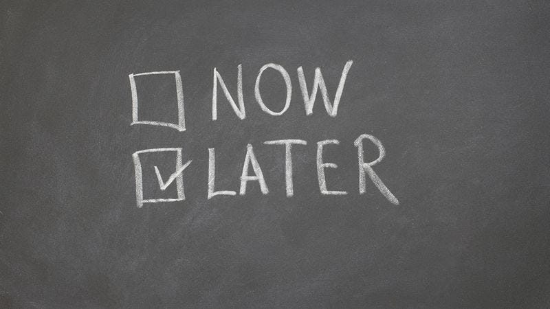 Illustration for article titled How Much Of A Procrastinator Are You?