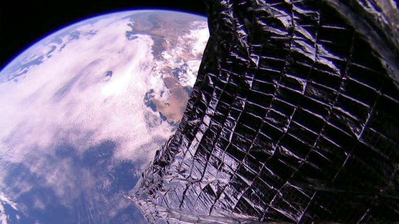 LightSail 2 over Baja, California. 