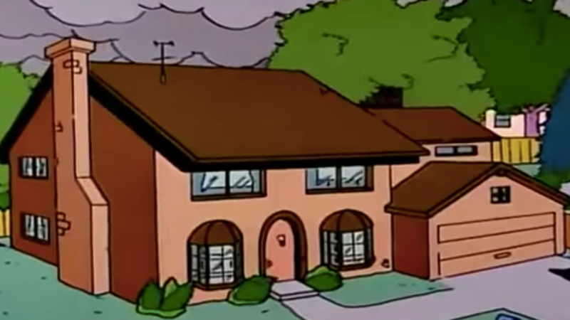 Here's the Simpsons house in 8 different architectural styles