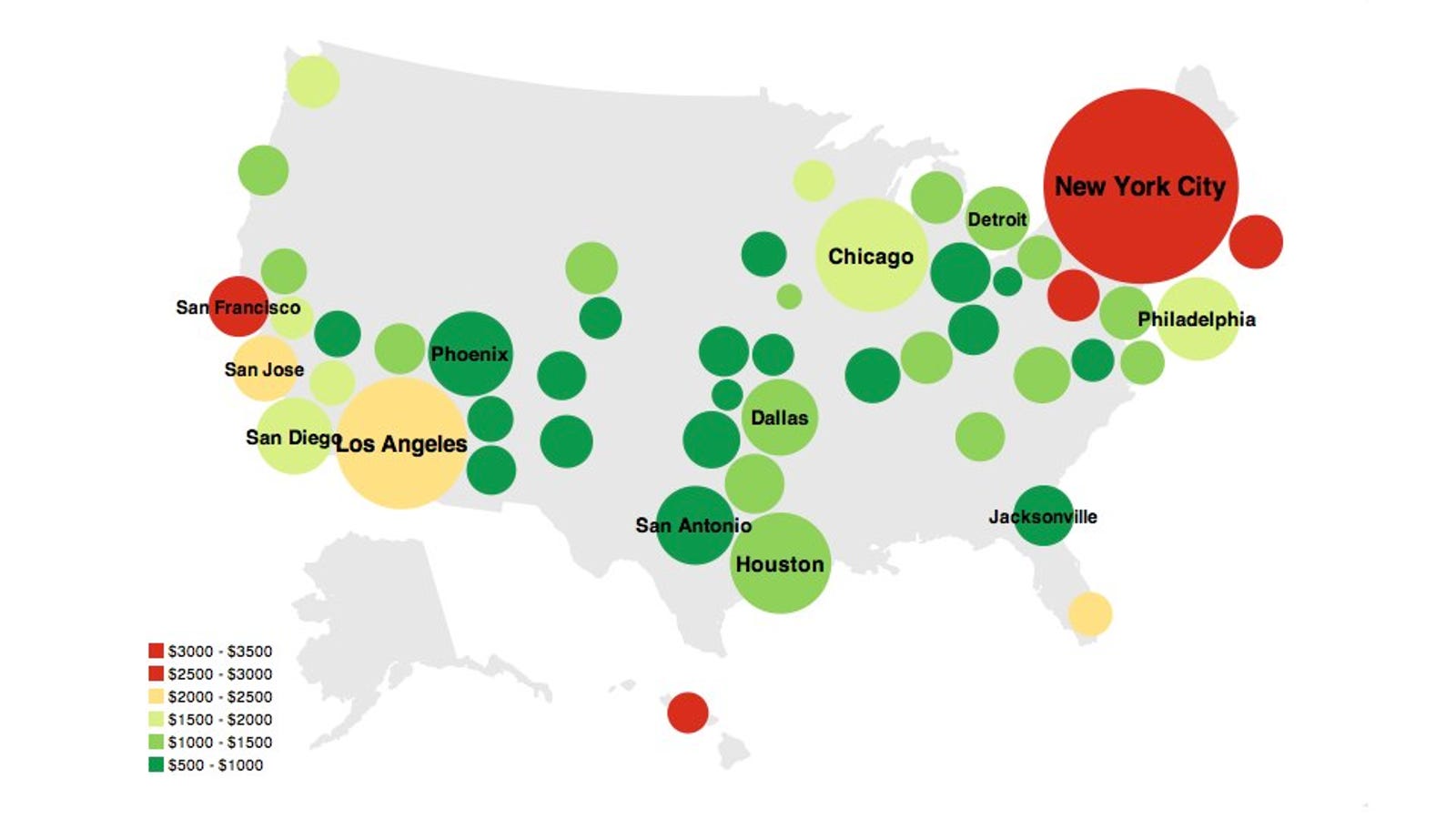 This Rent vs. Buy Map Explains Which Makes More Financial Sense in