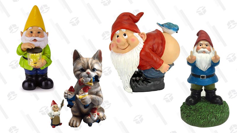 Illustration for article titled Gnome Pun Intended, But These Are Our Favorite Garden Gnomes on Amazon
