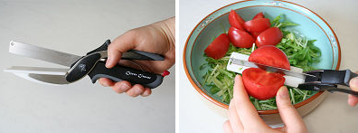 Illustration for article titled Clever Cleaver Combines Knife, Cutting Board