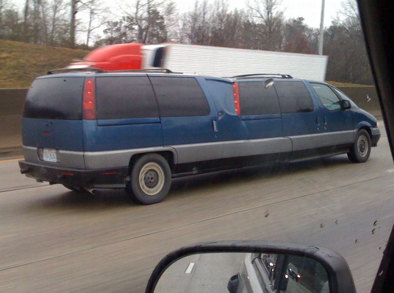 Illustration for article titled A Handi-Vac-Shaped Lumina Limo Super-Van
