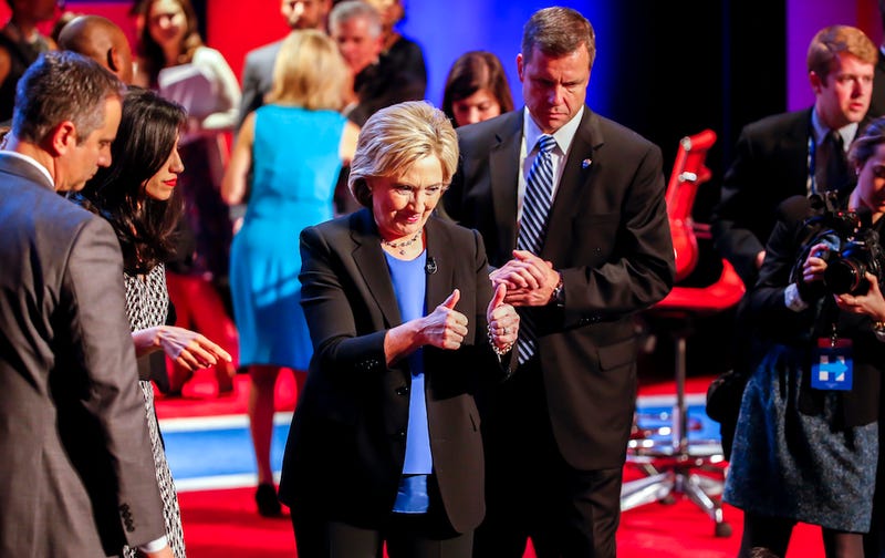 Illustration for article titled Hillary Clinton Pretty Sure the Dem Debate Schedule Is A-Okay; 'I Love the Debates!'